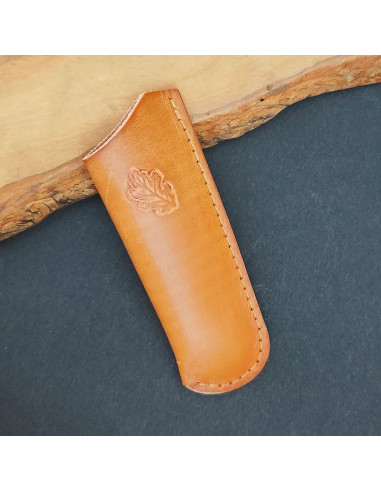 Funda sencilla hoja roble 8cm lisa