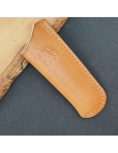 Funda sencilla hoja roble 8cm lisa