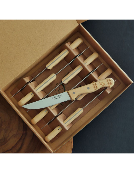 Pack 6 cuchillos decorados  - Carlos Quintana