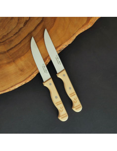 Dúo cuchillo mesa decorado - Carlos Quintana 2