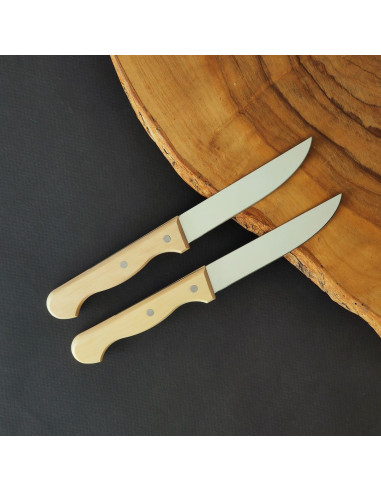 Dúo cuchillo  mesa p. vuelta boj -  Carlos...