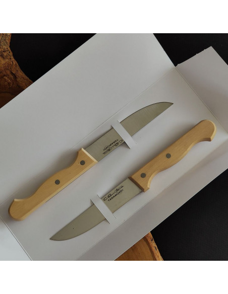 Dúo cuchillo  mesa p. vuelta boj -  Carlos Quintana