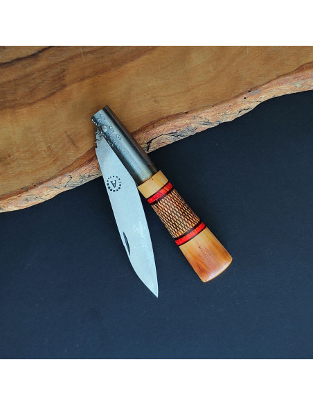 Navaja brezo cruzadillo carbono - José Luis Bermúdez Revordela