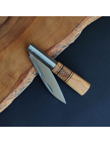 Navaja olivo cruzadillo peq - Cuchillería Taramundi