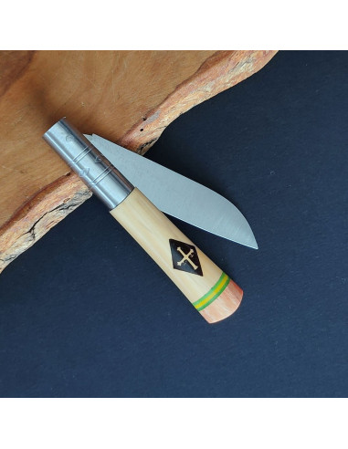 Navaja cruz Asturias boj + culata - Francisco Vega