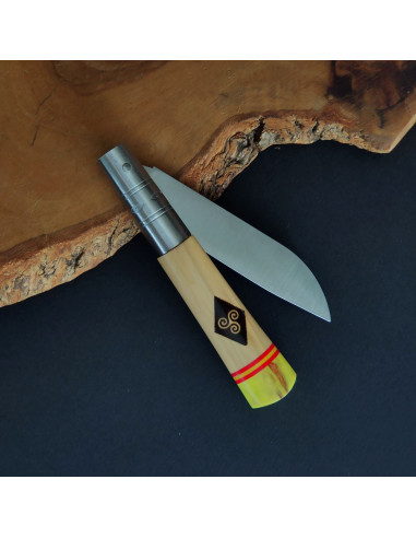 Navaja trisquel boj + culata - Francisco Vega