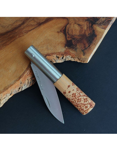 Navaja cerezo decorada árbol peq - Carlos Quintana