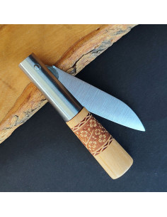 Navaja cerezo cenefa decorada block G - Carlos Quintana 2