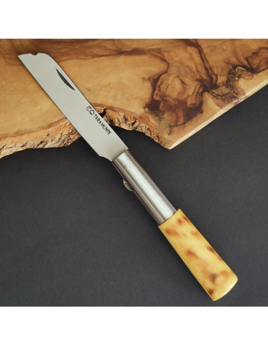 Navaja personalizada boj quemado chata - Carlos...