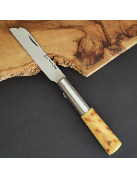 Navaja personalizada boj quemado chata - Carlos Quintana