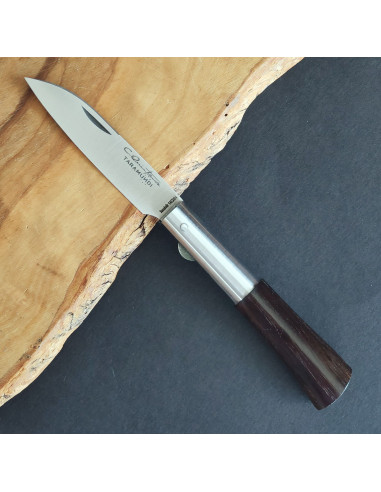 Navaja personalizada roble termotratado  Carlos...