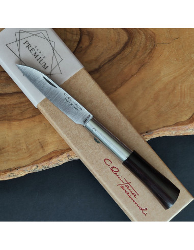 Navaja personalizada roble termotratado  Carlos...