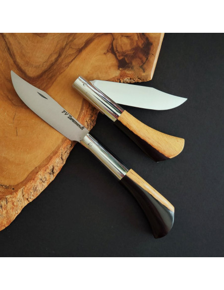 Navaja  personalizada ébano bicolor - Francisco Vega