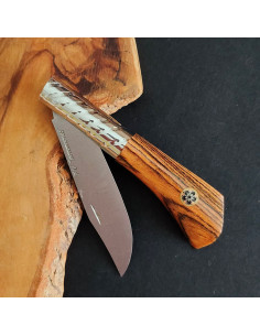 Navaja  zebrano mosaic pin negro - Francisco Vega