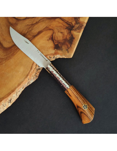 Navaja  zebrano mosaic pin negro - Francisco Vega