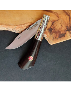 Navaja  ébano mosaic pin rojo - Francisco Vega