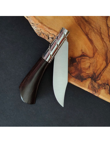 Navaja  ébano mosaic pin rojo - Francisco Vega