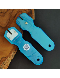 Afilador cuchillos azul