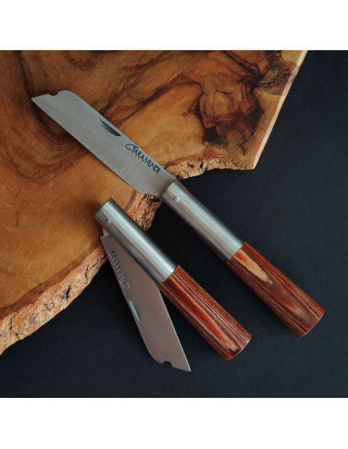 Navaja chata pakwood marrón G - Cuchillería de...