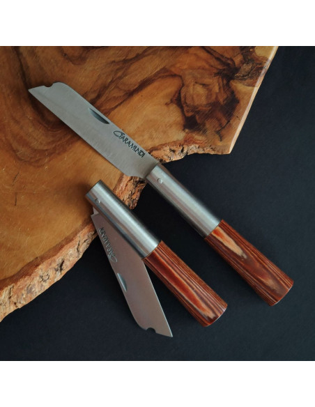 Navaja chata pakwood marrón G - Cuchillería de Taramundi