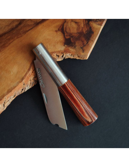 Navaja chata pakwood marrón G - Cuchillería de Taramundi