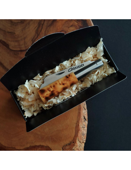 Navaja personalizada chata quemada peq  - Cuchillería de Taramundi