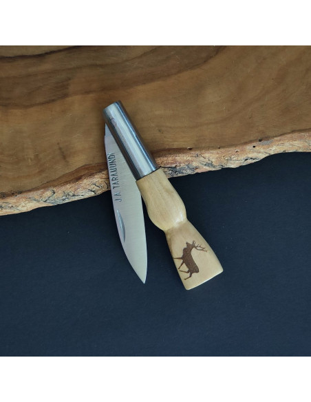Navaja personalizada caza venado - JA TARAMUNDI