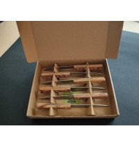 Pack 6 cuchillos mesa punta 