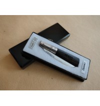 navaja personalizada ébano y plata Lombardía