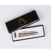 Navaja empuñadura plata M.LOMBARDIA