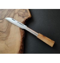 navaja roble quemada fv recta grabada