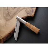 navaja roble quemada fv recta grabada