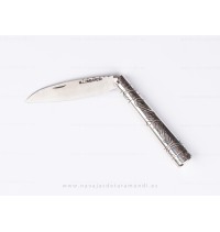 Navaja empuñadura plata M.LOMBARDIA