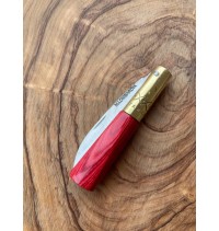 Navaja laminada roja personalizada