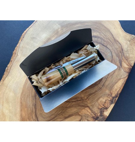 Navaja decorada cenefa  verde bloqueo