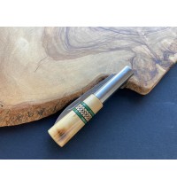 Navaja decorada cenefa  verde bloqueo