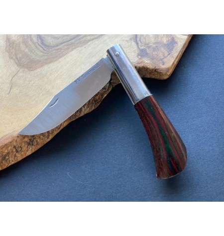 navaja laminada rojo / verde  FV G personalizada