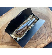 Navaja laminada F.V. G marrón oscuro personalizada