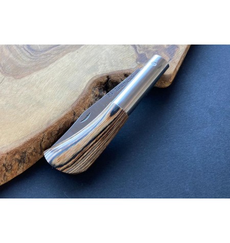 Navaja laminada F.V. G marrón oscuro personalizada