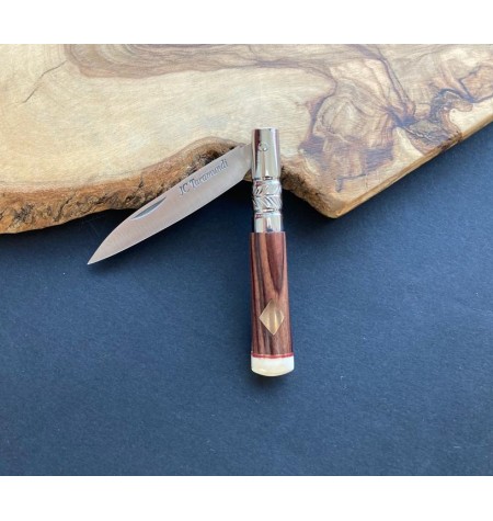 Navaja palovioleta con rombos de plata JC