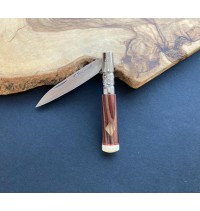 Navaja palovioleta con rombos de plata JC