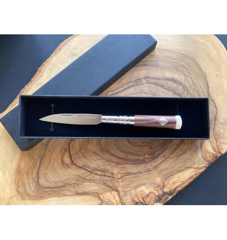 Navaja palovioleta con rombos de plata JC