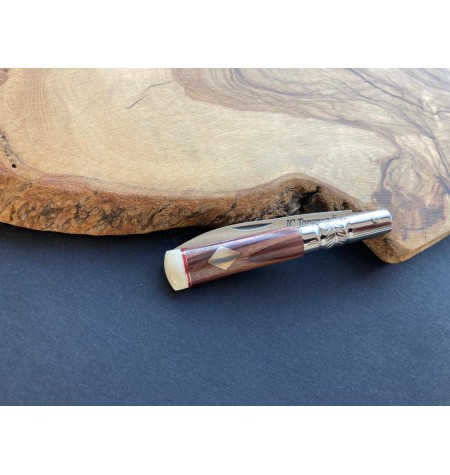 Navaja palovioleta con rombos de plata JC