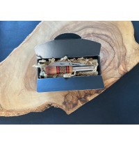 navaja con decorado cruzadillo en carbono