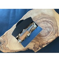 Navaja brezo lisa carbono chata  F.V. G