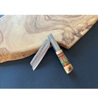 navaja carbono decorada chata G