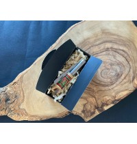 navaja carbono decorada chata G