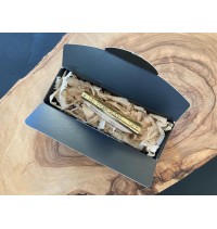 navaja empuñadura en latón lisa