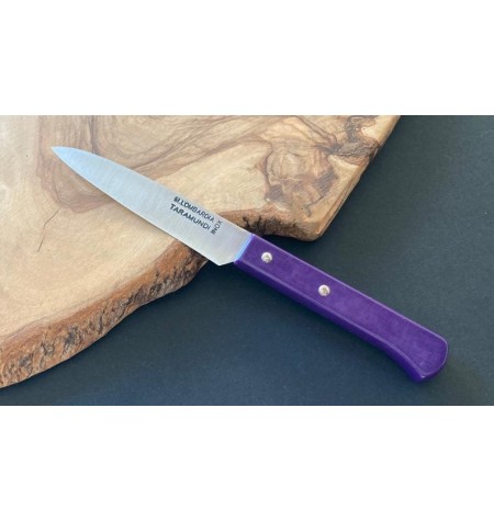cuchillo cocina lila punta