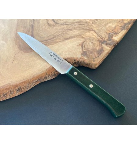 cuchillo cocina mesa punta verde